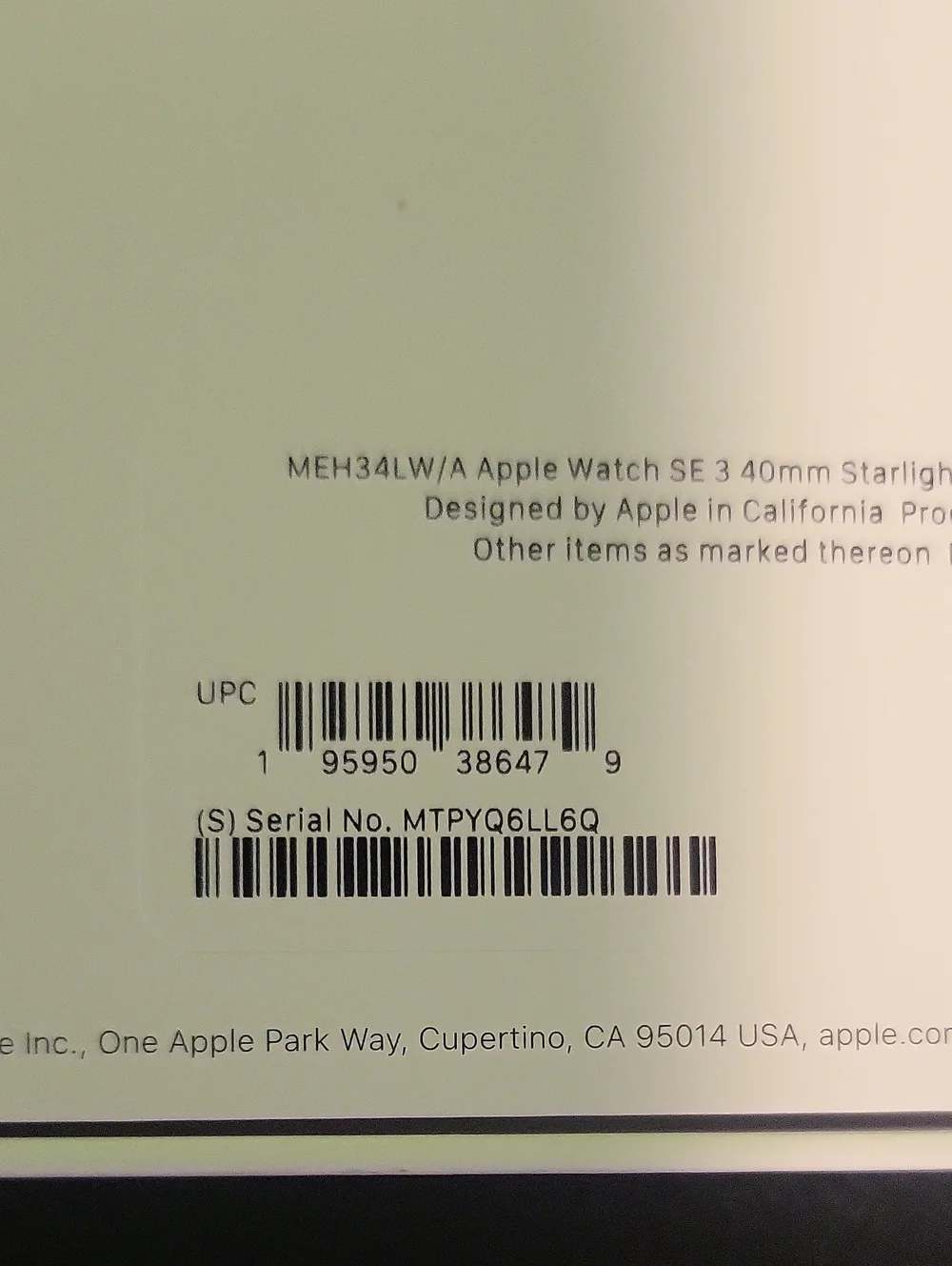 Apple Watch SE 2 GPS